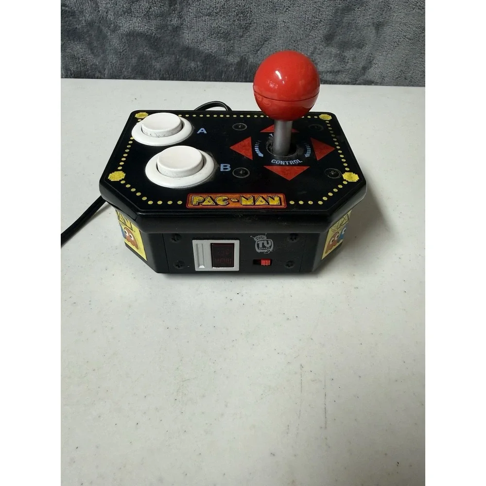 Pac-Man Plug & Play TV Game Jakks Pacific Namco Retro Joystick Console Working